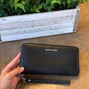 Michael Kors Black Leather Wallet